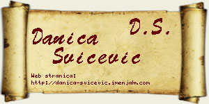 Danica Svičević vizit kartica